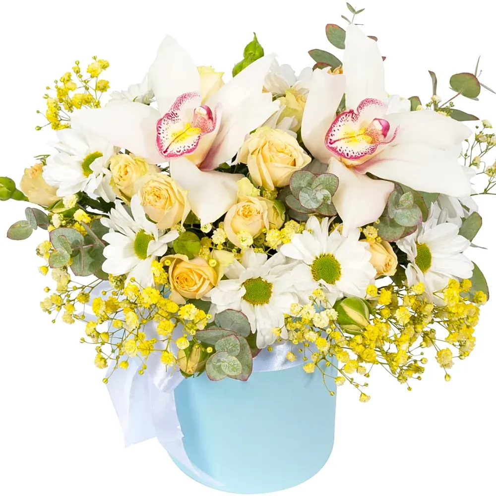 Цветы в коробке