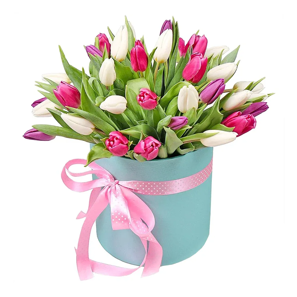 Цветы в коробке